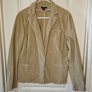[GAP] Classic Tan Cordory Blazer 1 button《XL》